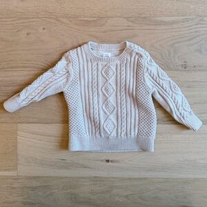 BabyGAP Cream Textured Knit Sweater 18-24 months